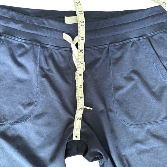 Zyia Active Drawstring Joggers Stretch Pockets Activewear Navy Blue Women L - Picture 7 of 8